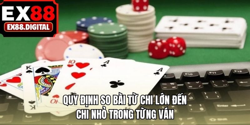 Quy định so bài từ chi lớn đến chi nhỏ trong từng ván